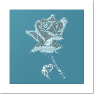 Blue Rose Posters and Art